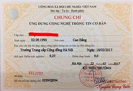 Chứng Chỉ Tin Học Thông Tư 03 2014